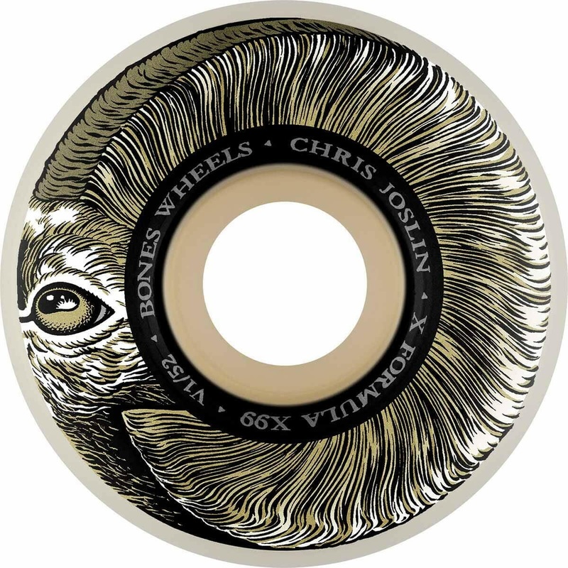 Bones – XF Joslin Rampage 52MM 99A V1 Standard Skateboard Wheels