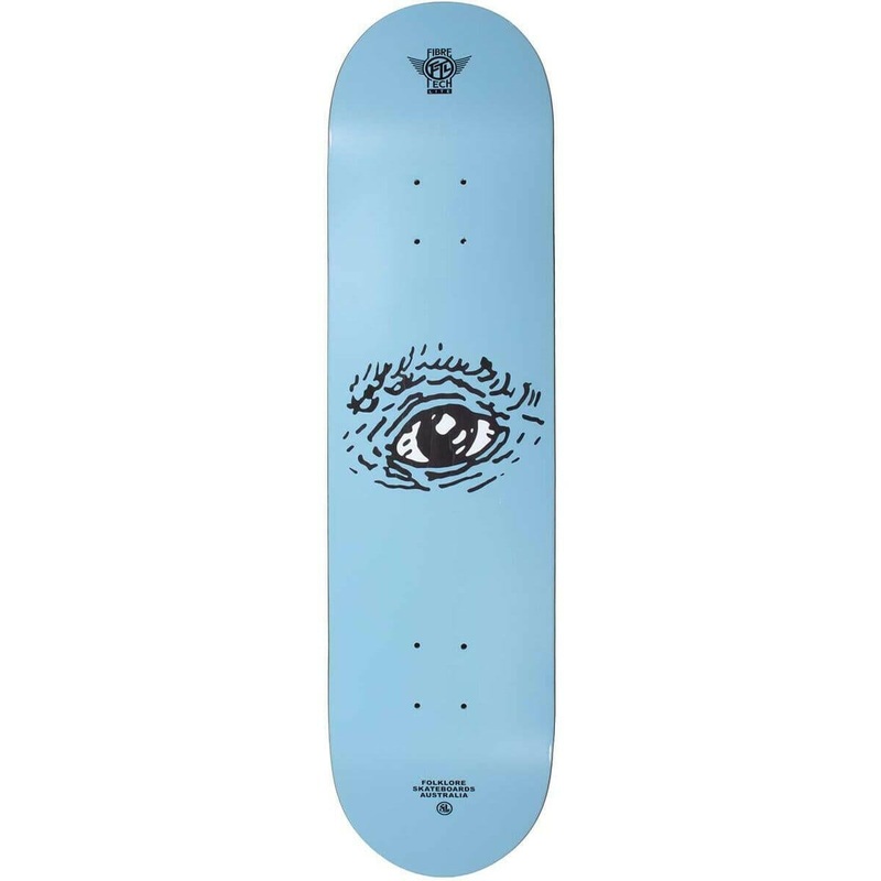 Folklore – Eyes Fibretech Lite Blue 8.5 Skateboard Deck