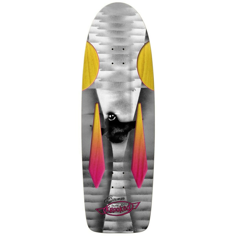 Krooked – Evil Beamer Bird 2 10.75 Skateboard Deck