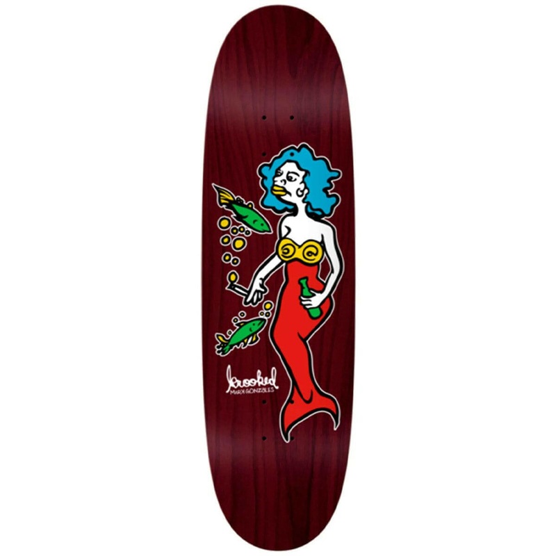 Krooked – Gonz Mermaid Re-Colour 9.1 Skateboard Deck