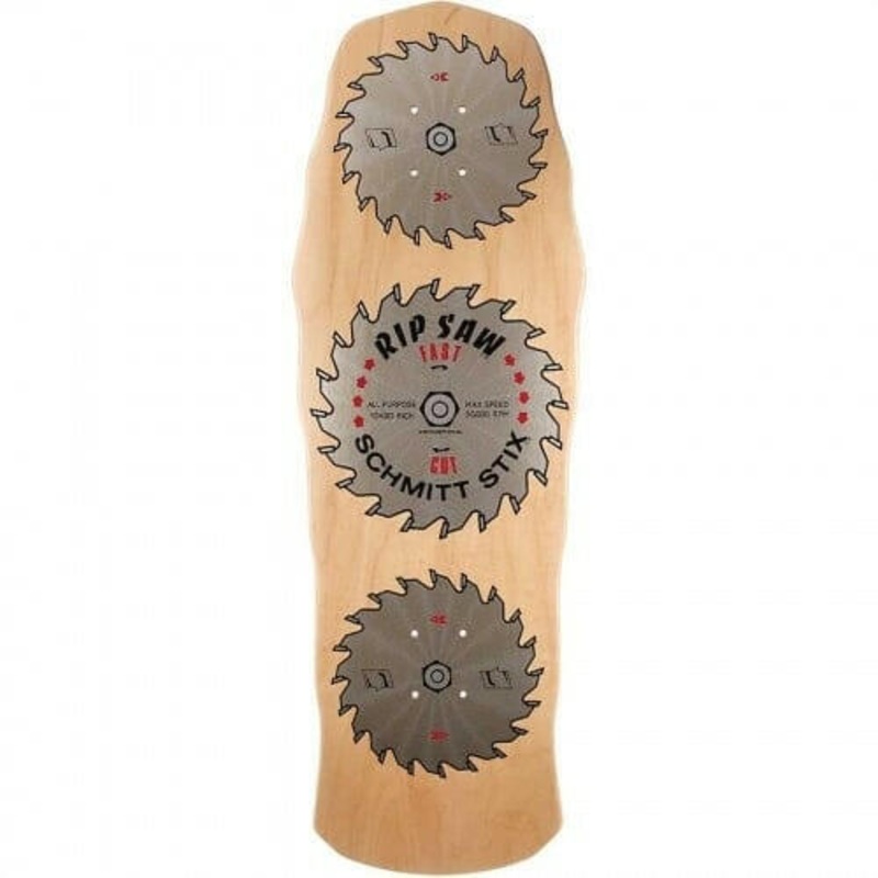 Schmitt Stix – Ripsaw Natural 10.0 Reissue Skateboard Deck