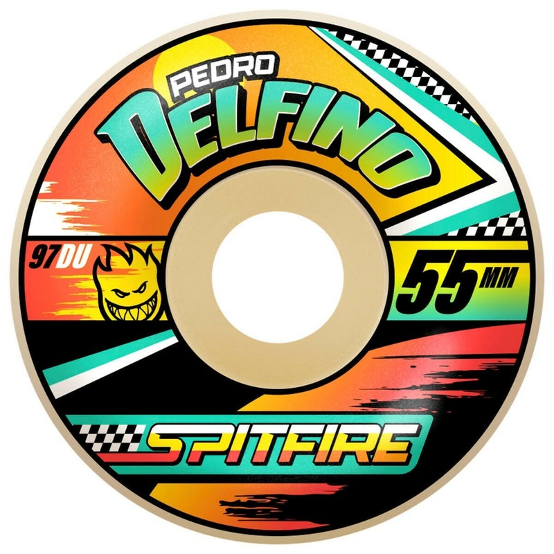 Spitfire – F4 Pedro Delfino Turbo Radial 57MM 97A Skateboard Wheels