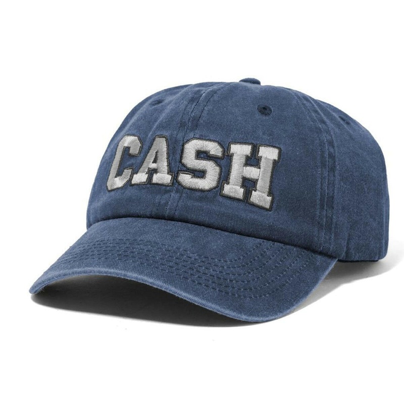 Cash Only – Campus 6 Panel Cap Washed Navy