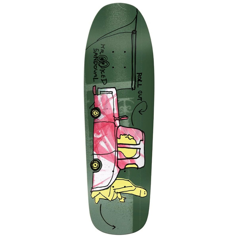 Krooked – Ronnie Sandoval Roll Out 9.81 Skateboard Deck