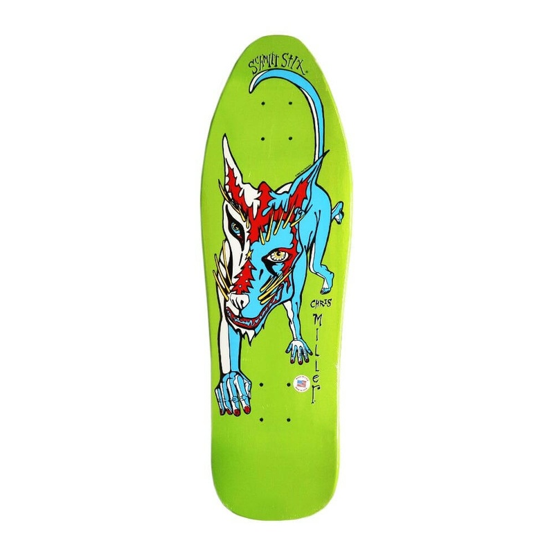 Schmitt Stix – Chris Miller Mini Green 9.125 Reissue Skateboard Deck