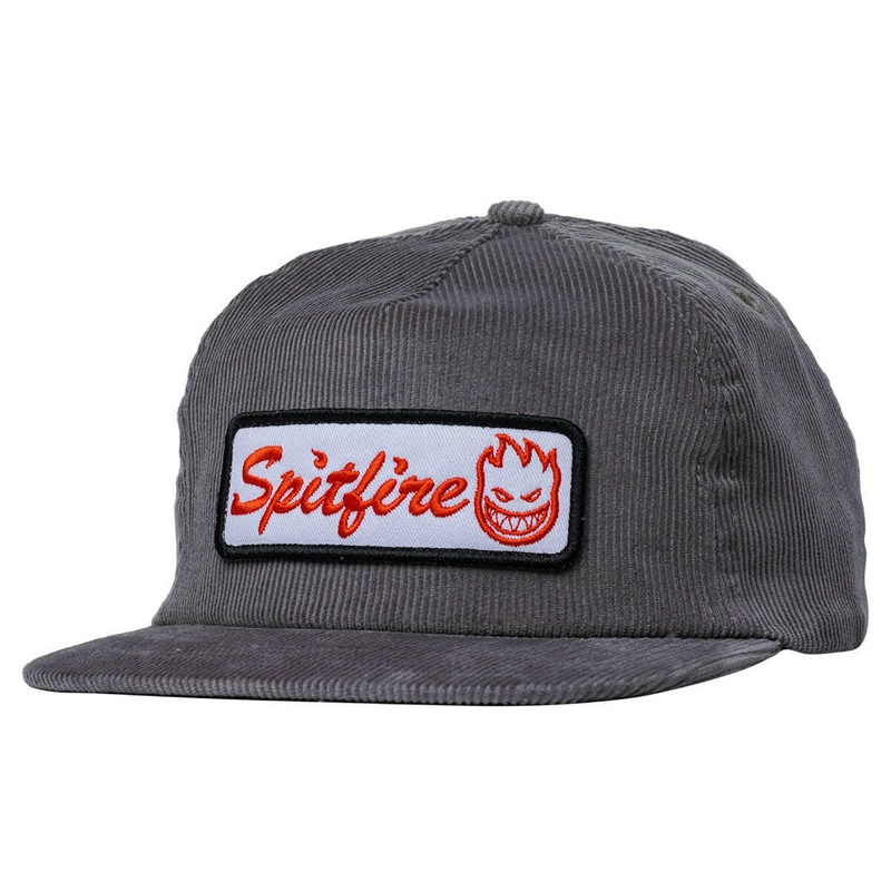 Spitfire – Courier Patch Snapback Charcoal/White
