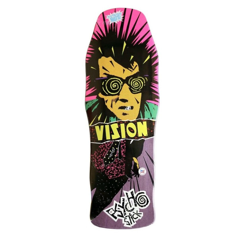 Vision – Psycho Stick Purple Stain 10.0 Reissue Skateboard Deck