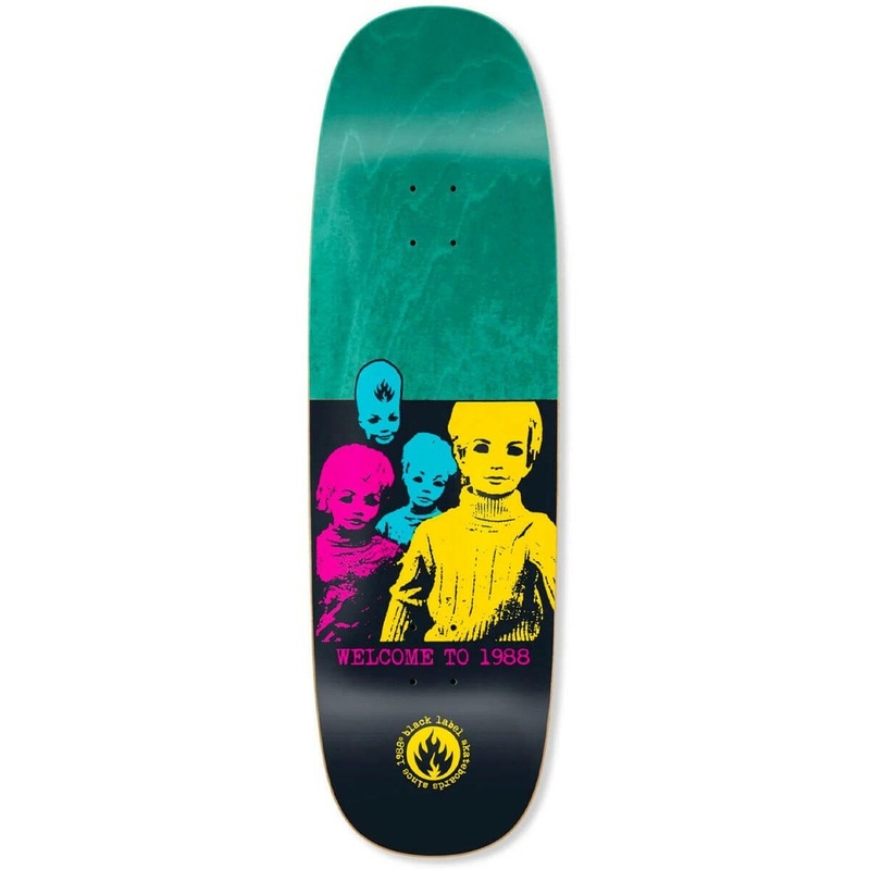 Black Label – Welcome To 1988 Colors 9.5 Skateboard Deck