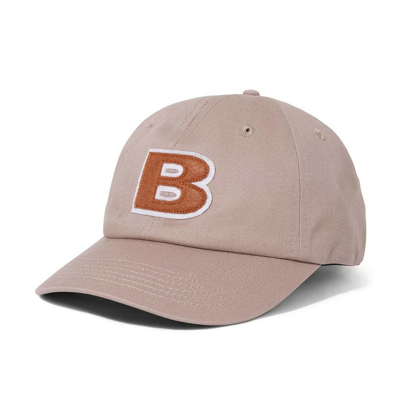 Butter Goods – B Logo 6 Panel Cap Khaki