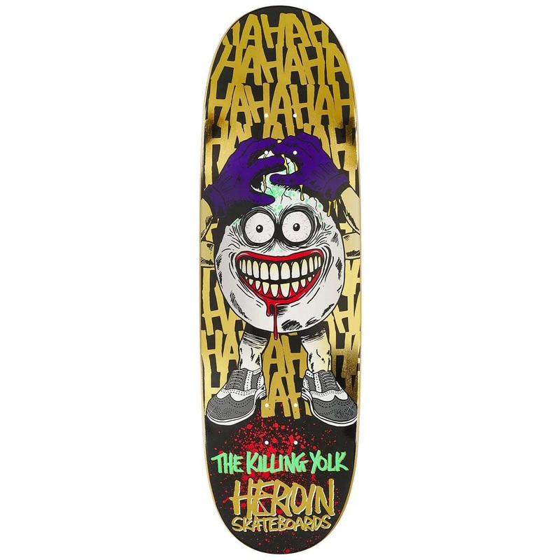 Heroin – Killing Yolk 9.25 Skateboard Deck
