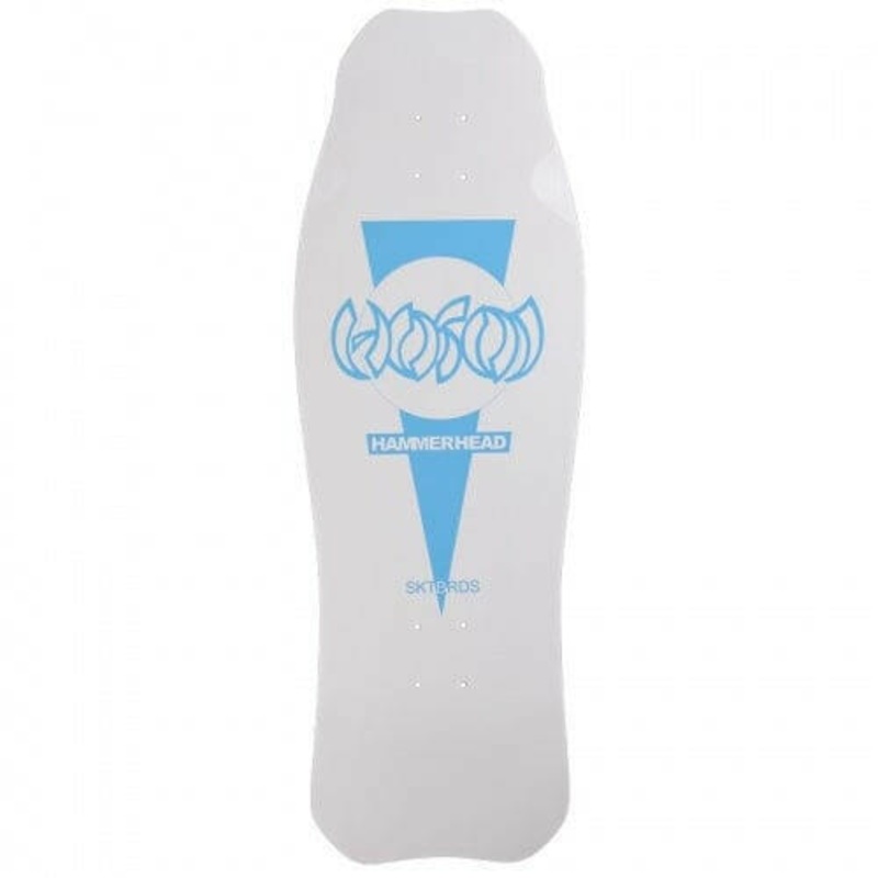 Hosoi – Hammerhead White/Blue 10.375 Reissue Skateboard Deck