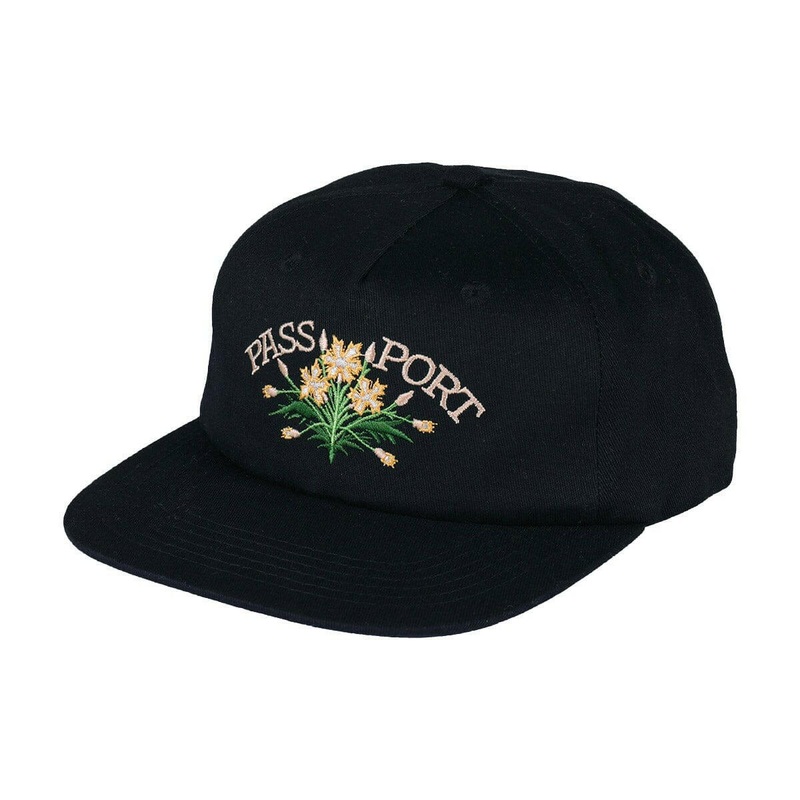 Pass~Port – Bloom Workers Cap Black