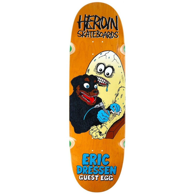 Heroin – Eric Dressen Guest Egg 9.75 Skateboard Deck