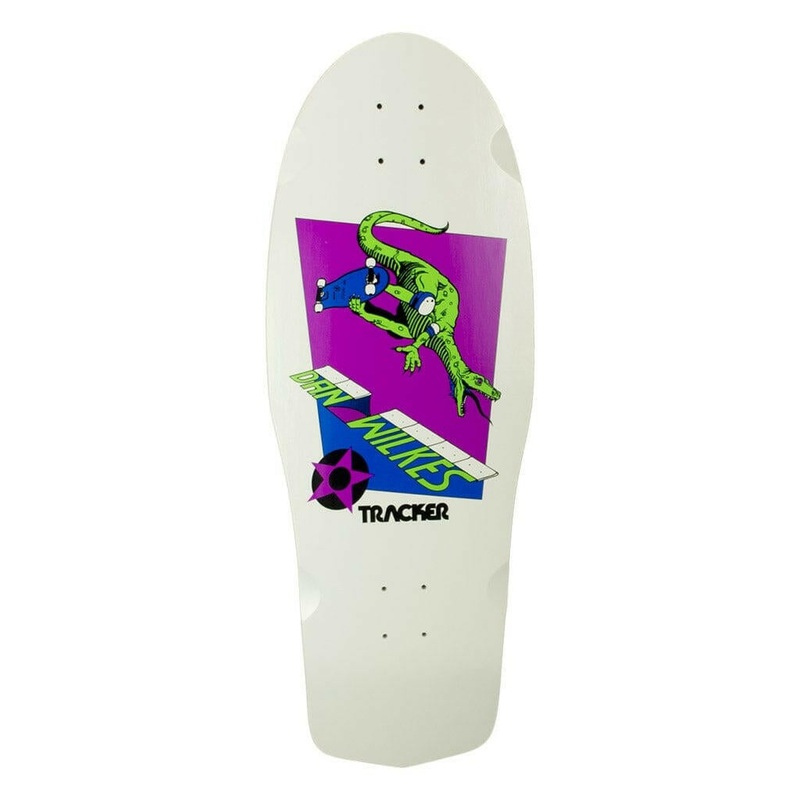 Tracker – Dan Wilkes Raptor White 10.5 Reissue Skateboard Deck