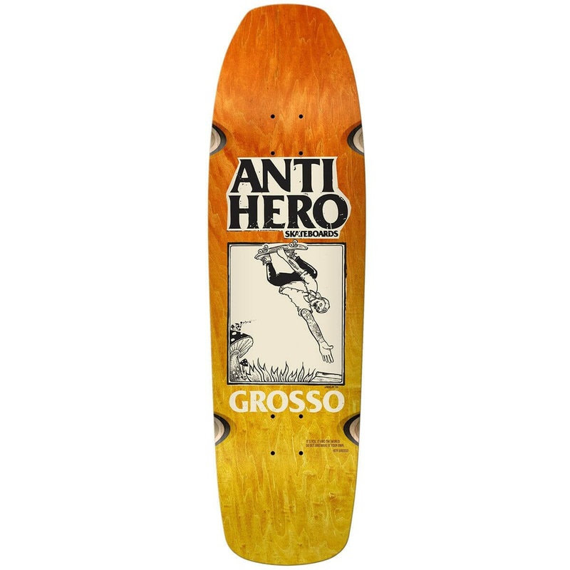 Anti Hero – Jeff Grosso Hand Plant SSD25 9.25 Skateboard Deck