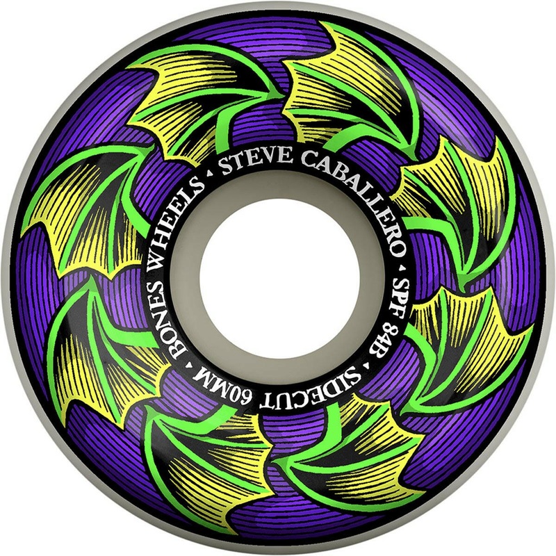 Bones – Caballero Bat Wings 60MM 104A P5 Sidecut SPF Skateboard Wheels