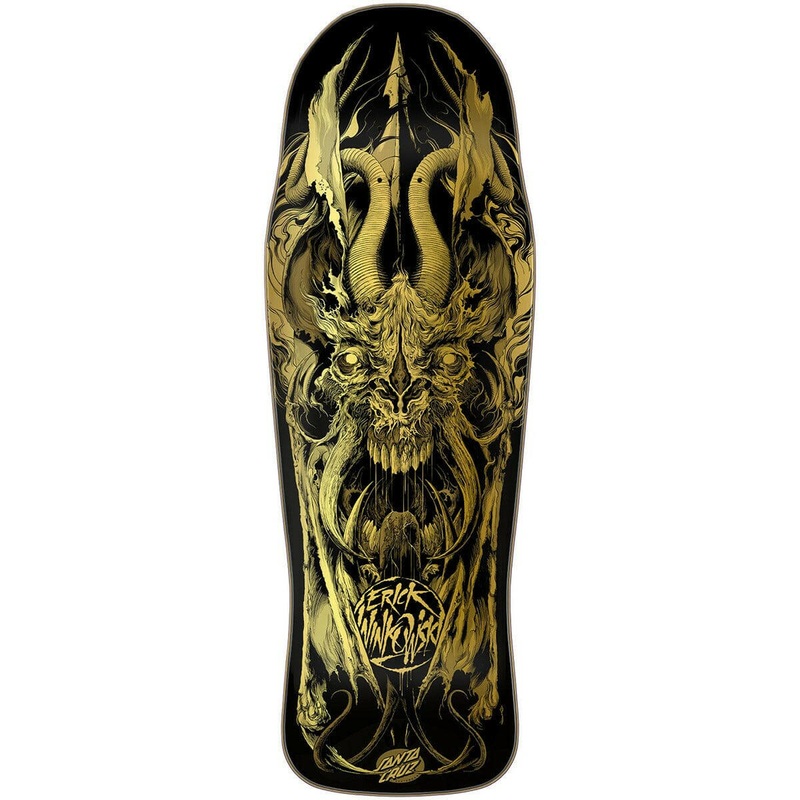 Santa Cruz – Erick Winkowski Primeval Gold 10.34 Skateboard Deck