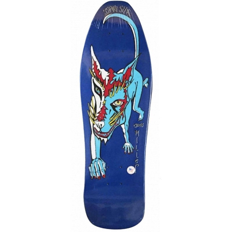 Schmitt Stix – Chris Miller Mini Blue Dip 9.125 Reissue Skateboard Deck