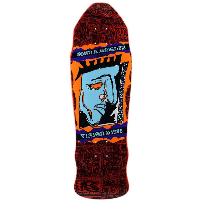 Vision – Grigley II Mini Red 9.25 Reissue Skateboard Deck