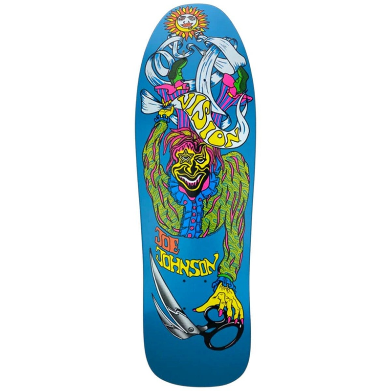 Vision – Joe Johnson Scissors Blue 9.5 Reissue Skateboard Deck