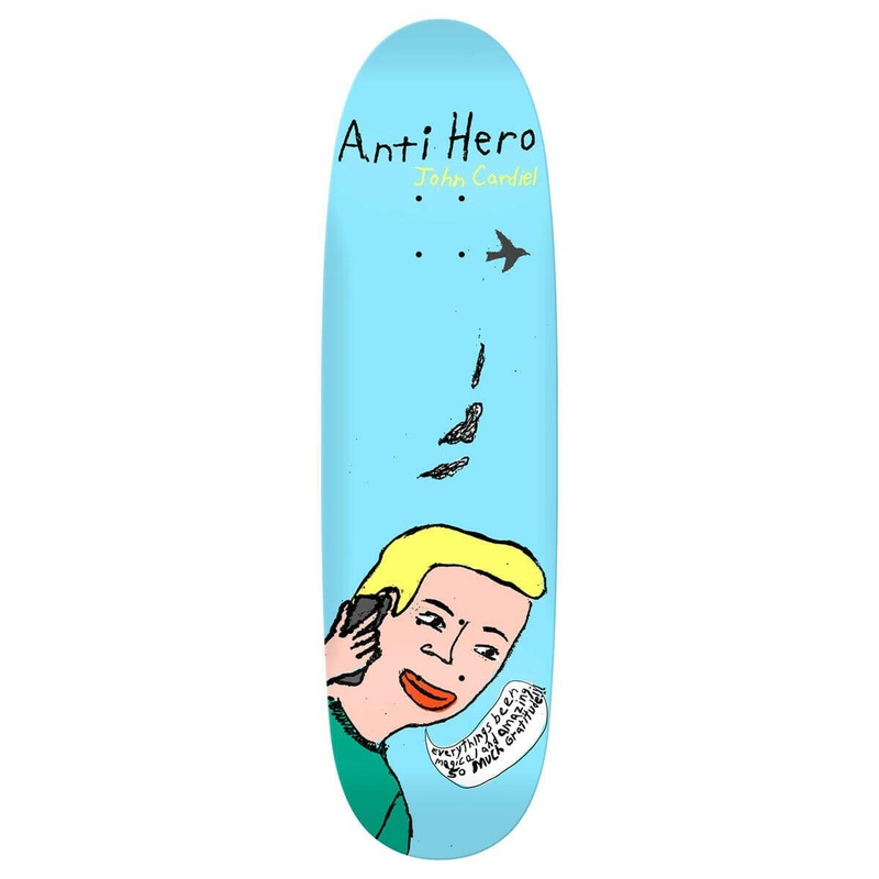 Anti Hero – John Cardiel Pigeon Vision 9.18 Skateboard Deck