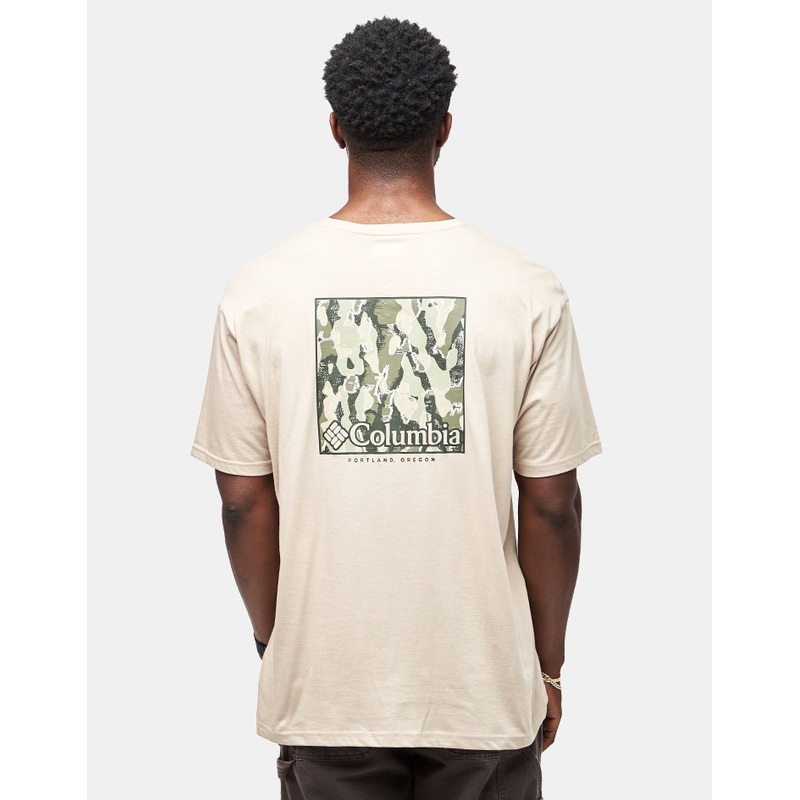Columbia North Cascades Short Sleeve T-Shirt – Dark Stone/Framed Treebark