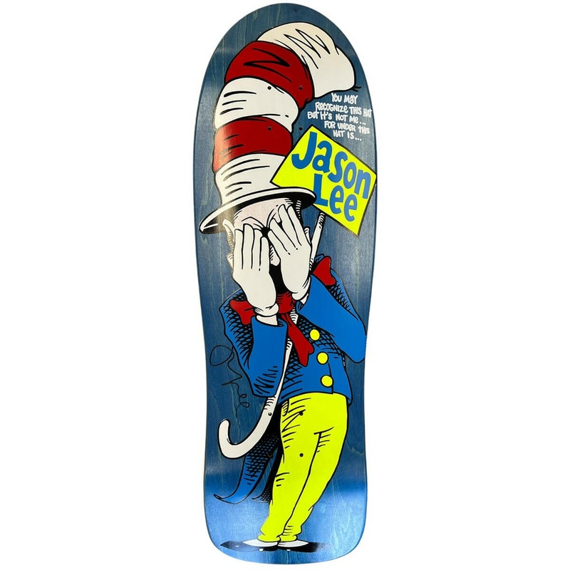 Prime – Jason Lee Cat In The Hat #38/50 9.75 Reissue Skateboard Deck