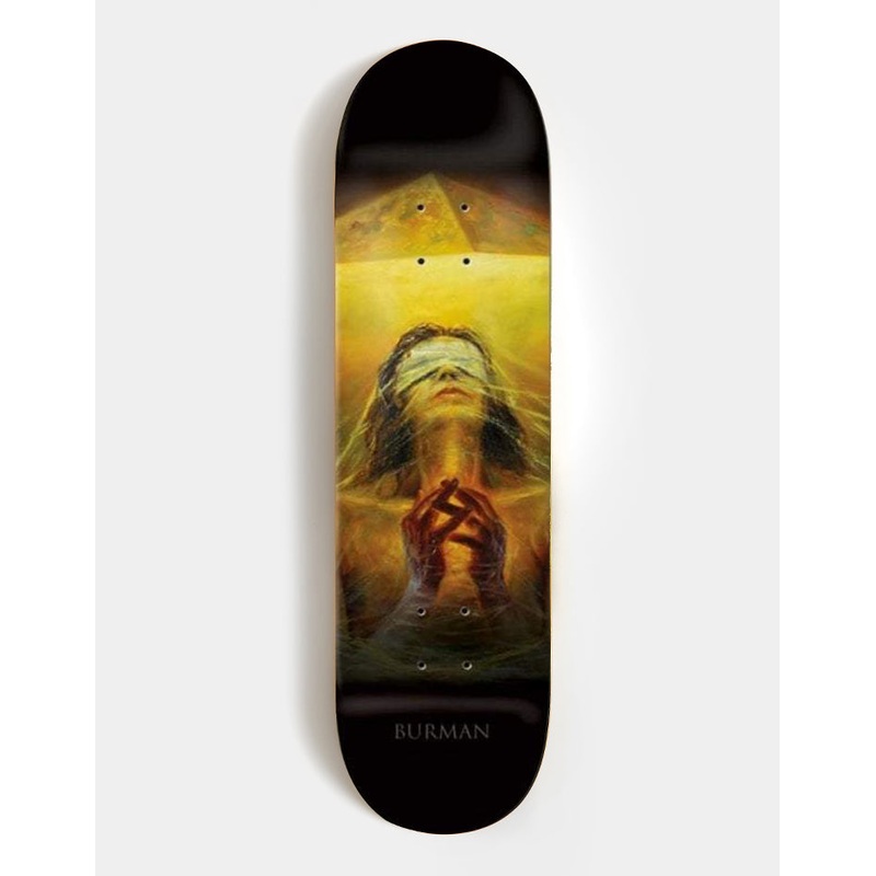 Zero x Mariusz Lewandowski Burman Light and Dark Skateboard Deck – 8.25