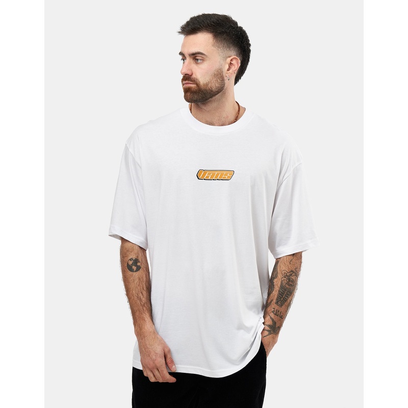 Vans Retro V T-Shirt – White|S|M|L|XL