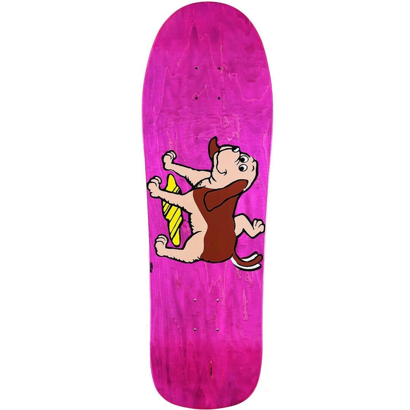 Prime – Marc McKee Sticker-O-Rama Dog Pee Pink 9.75 Skateboard Deck