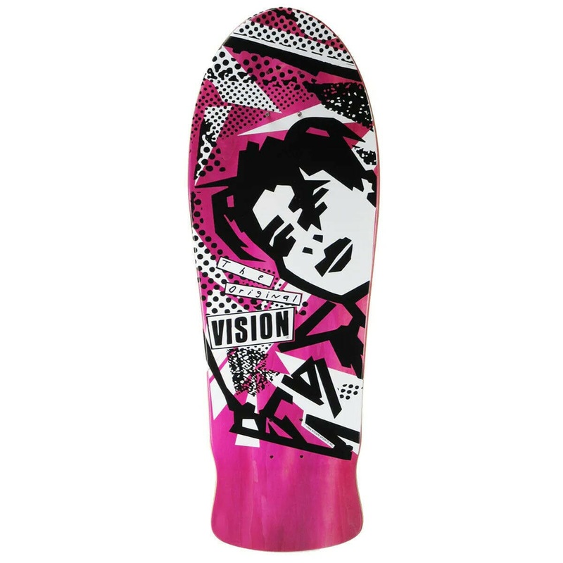Vision – Original MG Pink 10.0 Reissue Skateboard Deck