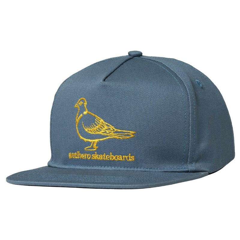 Anti Hero – Basic Pigeon Snapback Slate/Orange