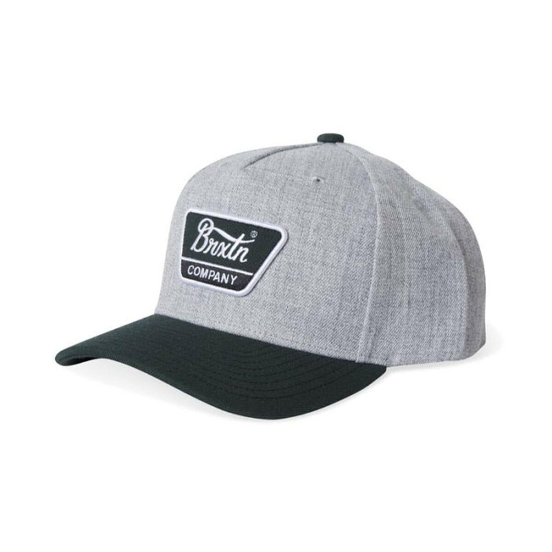 Brixton – Linwood C Netplus MP Snapback Black/Heather Grey