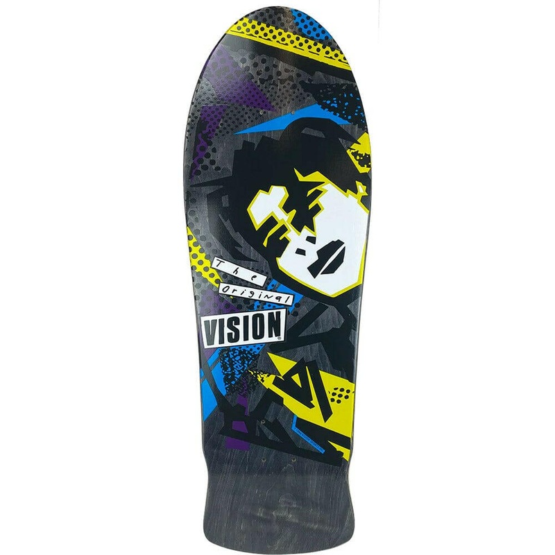 Vision – Original MG Black Stain 10.0 Reissue Skateboard Deck