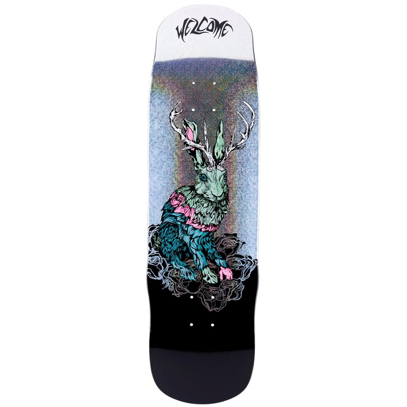 Welcome – Daniel Vargas Thumper on Effigy 8.8 Skateboard Deck