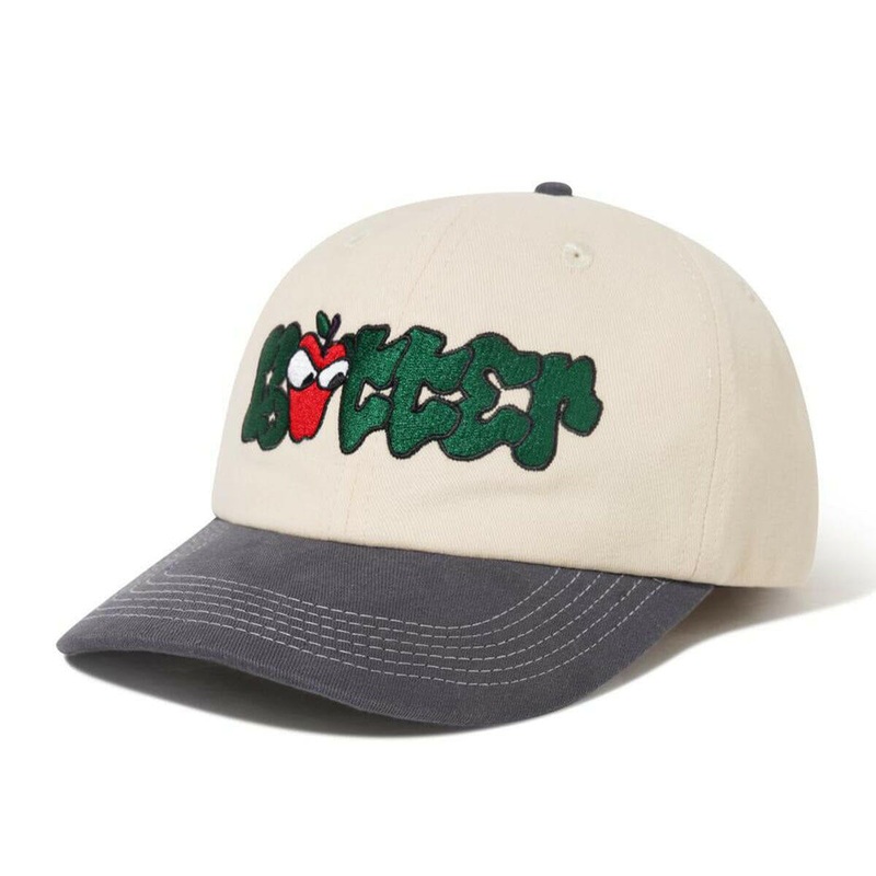 Butter Goods – Big Apple 6 Panel Cap Natural/Slate