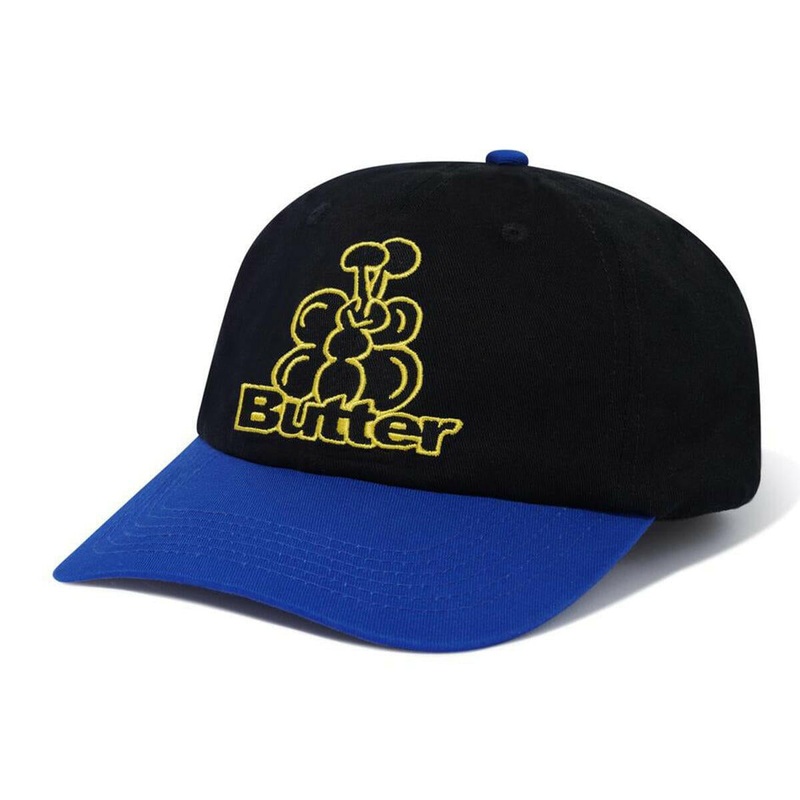 Butter Goods – Bugs 6 Panel Cap Black/Royal