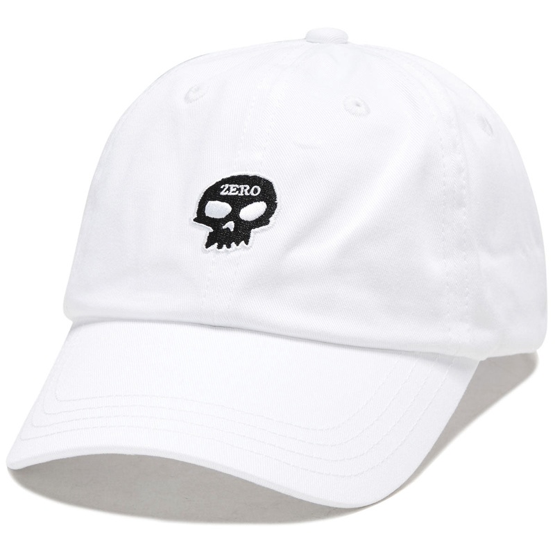 Zero Single Skull Dad Hat – White
 CCS