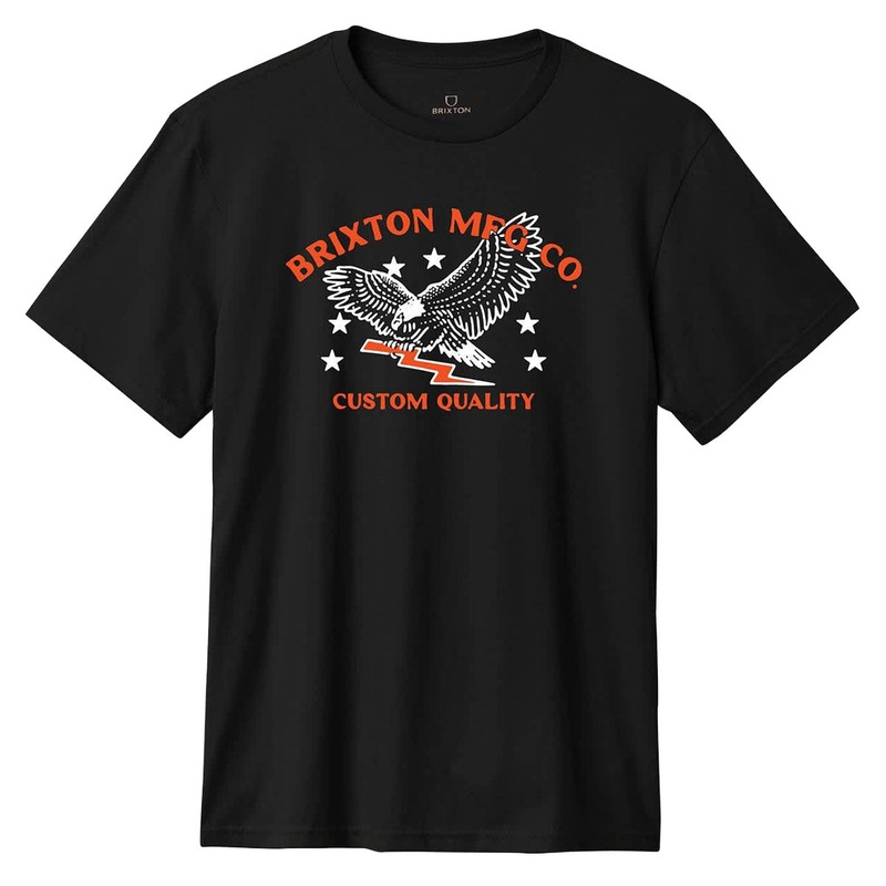 Brixton Lamont T-Shirt – Black Worn Wash
 CCS