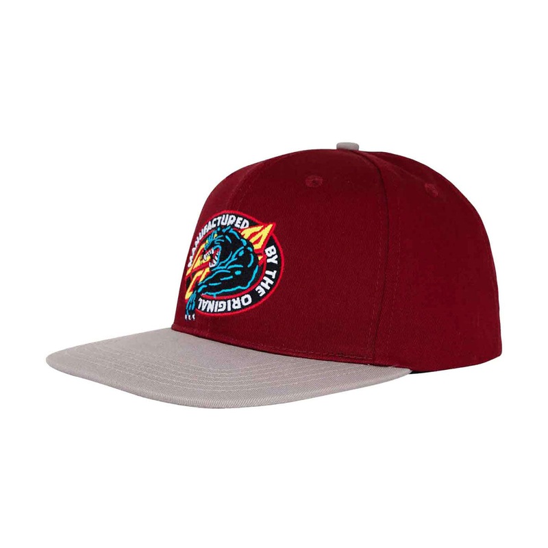 Santa Cruz Natas MFG Panther Snapback Hat – Maroon/Grey
 CCS