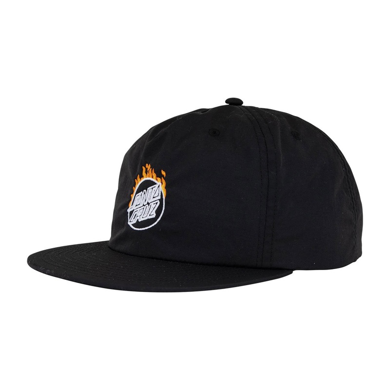 Santa Cruz Minimal Burnt Opus Snapback Hat – Black
 CCS