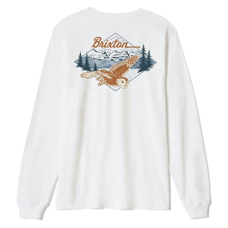 Brixton Driftway Long Sleeve T-Shirt – White
 CCS