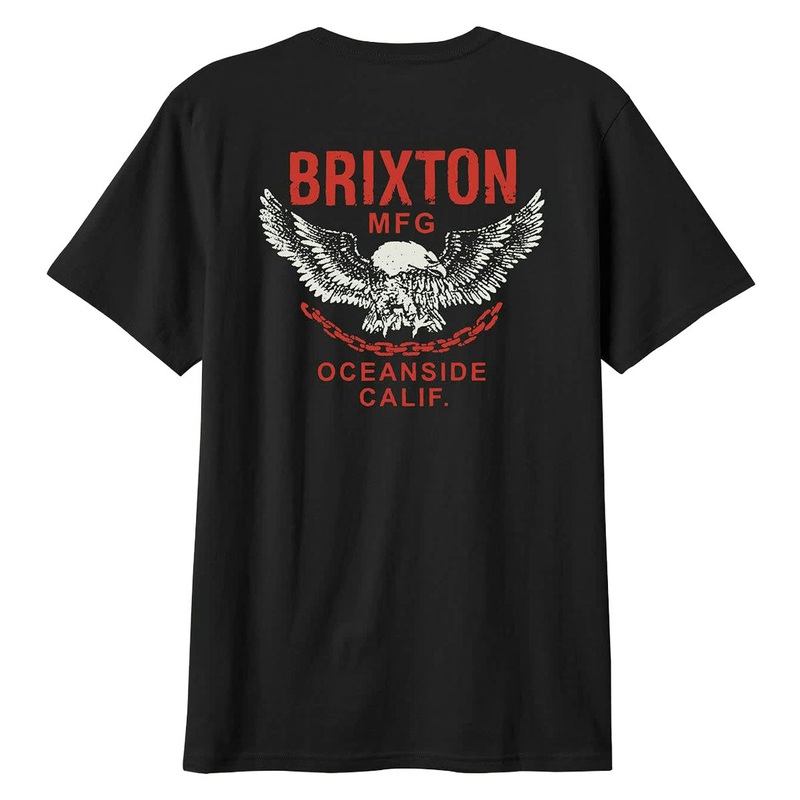 Brixton Waller T-Shirt – Black Worn Wash
 CCS