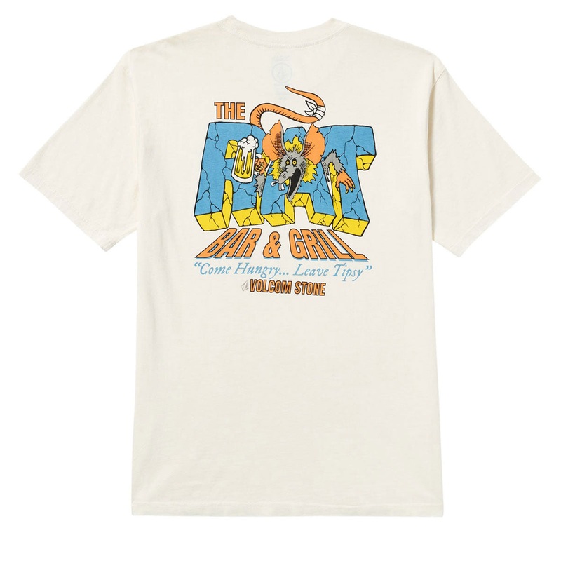 Volcom Rat Bar T-Shirt – Off White
 CCS