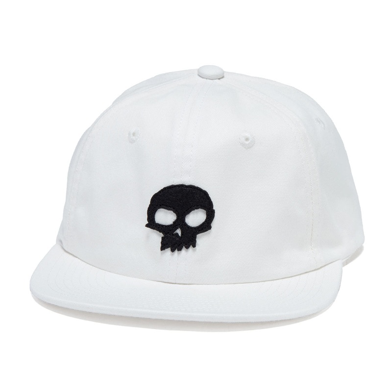 Zero Skull Applique Hat – Off White
 CCS