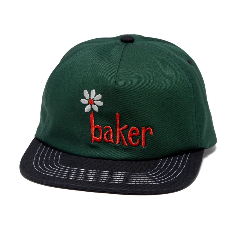 Baker Daisy Snapback Hat – Green/Black
 CCS