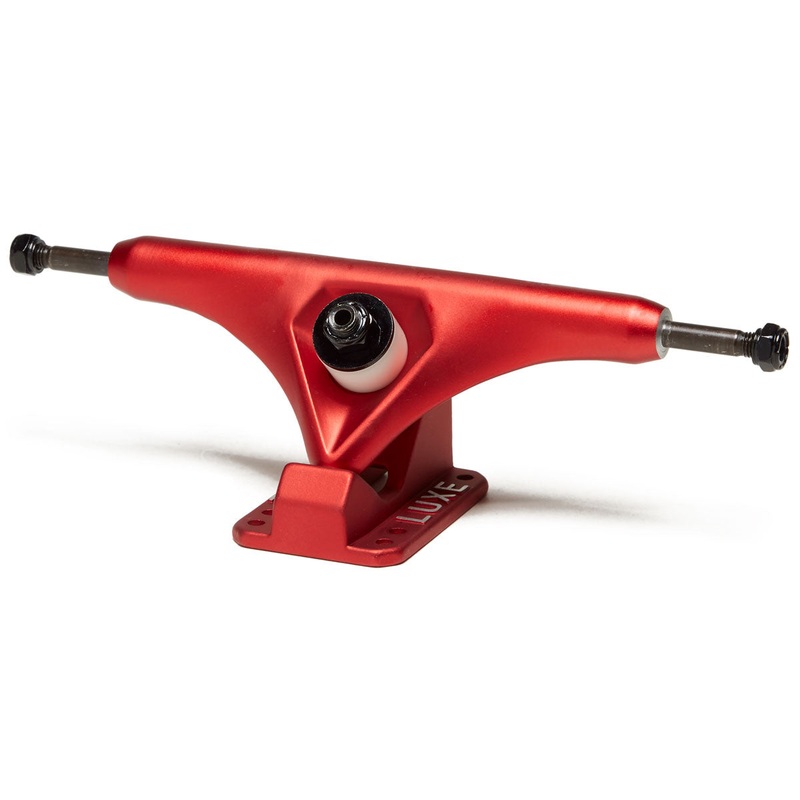 Luxe Lite 180mm Hollow Kingpin Longboard Trucks – Satin Red
 CCS