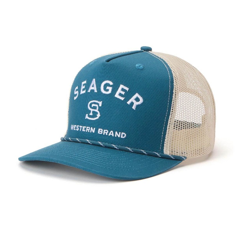 Seager Branded Trucker Snapback Hat – Blue
 CCS