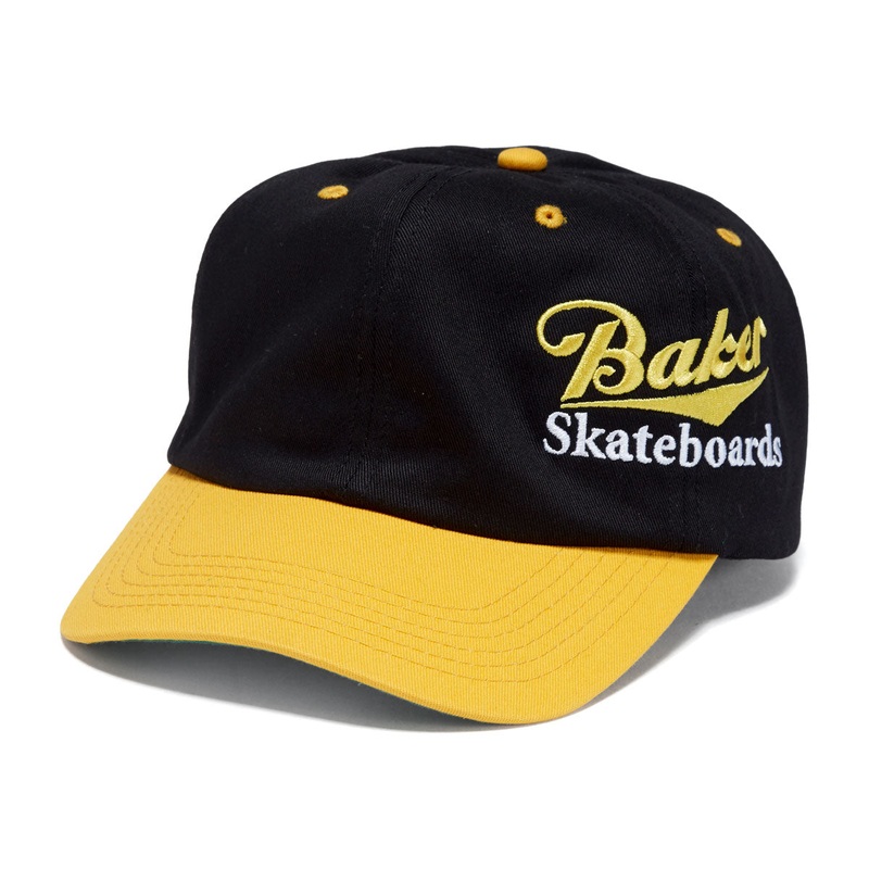 Baker Cool Place Snapback Hat – Black/Yellow
 CCS