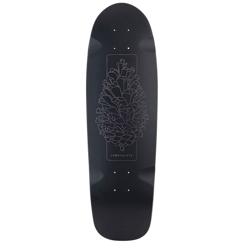 Landyachtz Dinghy Blunt Pinecone Longboard Cruiser Deck – Black/White
 CCS